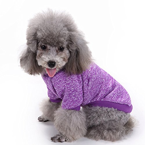 Swiftswan Pet Dog Classic Maglione caldo inverno cucciolo Pet cappotto morbido maglione abbigliamento per cani di piccola taglia 